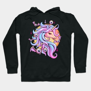 Pastel Goth Unicorn Hoodie